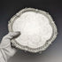 1895 British Antique Sterling Silver Salva Diameter 22cm 363g CHARLES BOYTON
