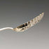 British Antique White Pearl Shell, Silver Plated Cleansing Serving Cutlery in Case