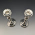 1984 British Vintage Sterling Silver Candle Stand Candelabra Pair Mappin & Webb