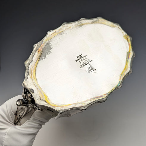 1895 年左右英國古董鍍銀茶壺 Walker & Hall