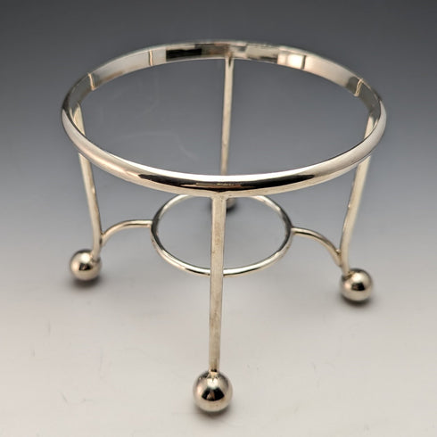 1930年頃 英国ヴィンテージ シルバープレート製 ケトル&バーナースタンドセット George Wish