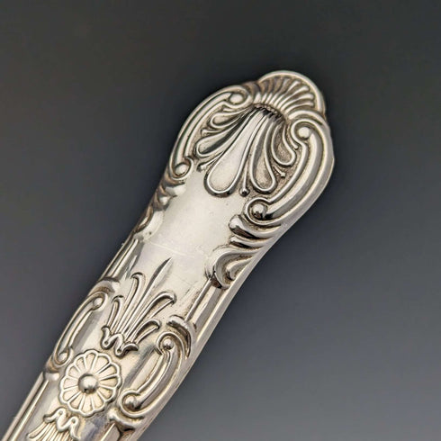 1973 British Vintage Sterling Silver Handle Steak Cutlery 6 Pair Set Boxed Harrison Brothers