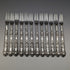 1864 British Antique Sterling Silver Dessert Cutlery 12 Pair Set Total 912g Wooden Boxed Harrison Brothers & Howson