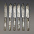 1890 年左右英國古董白色珍珠貝柄餐具 6 對套裝木盒 Joseph Elliot