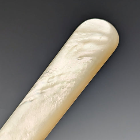 1890 年左右英國古董白色珍珠貝柄餐具 6 對套裝木盒 Joseph Elliot