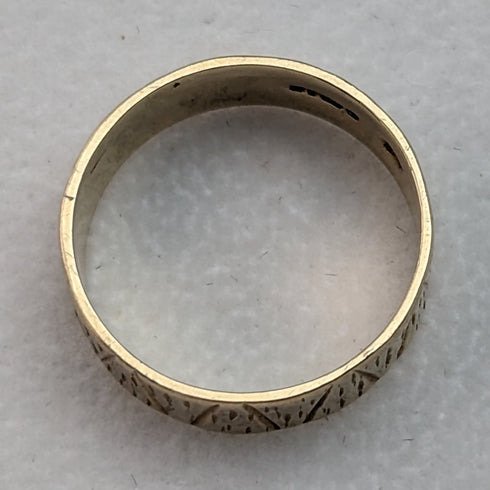 1972年 英国ヴィンテージジュエリー K9ゴールドリング 指輪