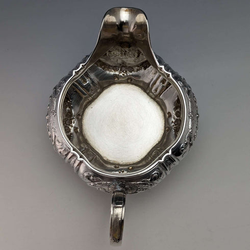1900 German antique 800 silver cream jug 180g Storck & Sinsheimer