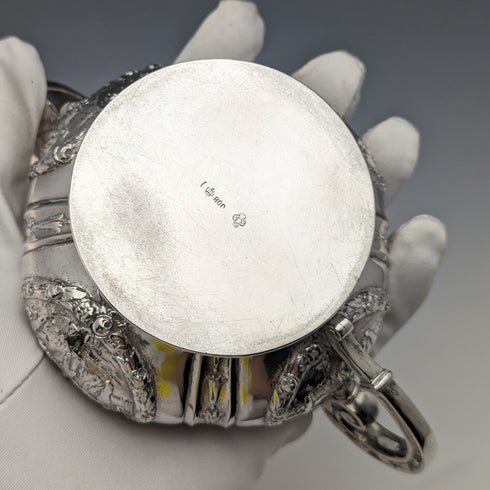 1900 年德國古董 800 銀奶油壺 180 克 Storck & Sinsheimer