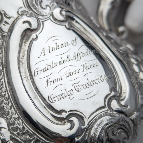 1860 年英國古董純銀奶油壺 266 克羅伯特·哈珀