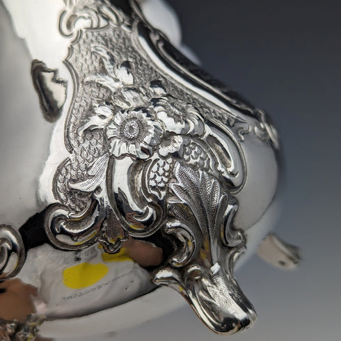 1860 年英國古董純銀奶油壺 266 克羅伯特·哈珀