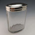 Around 1924 British Vintage Sterling Silver Lid Glass Bottle Set of 4