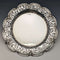 1905 British Antique Sterling Silver Earrings Salva Diameter 26cm 484g William Mammatt