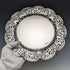 1905 British Antique Sterling Silver Earrings Salva Diameter 26cm 484g William Mammatt