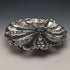 1895 British antique sterling silver shell dish with legs 238g James Dixon