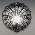 1895 British antique sterling silver shell dish with legs 238g James Dixon