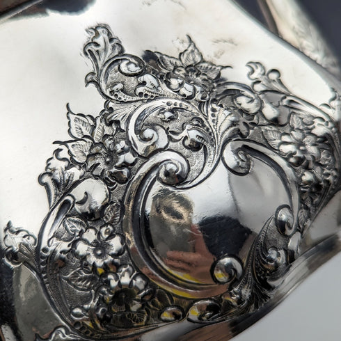 1895 年英國古董鍍銀茶壺 Lee & Henry Wigfull