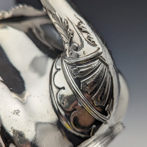 1895 年英國古董鍍銀茶壺 Lee & Henry Wigfull