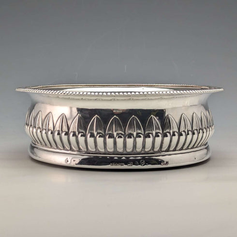 1808 British Antique Georgian Sterling Silver Bottle Coaster 255g JOHN ROBERTS