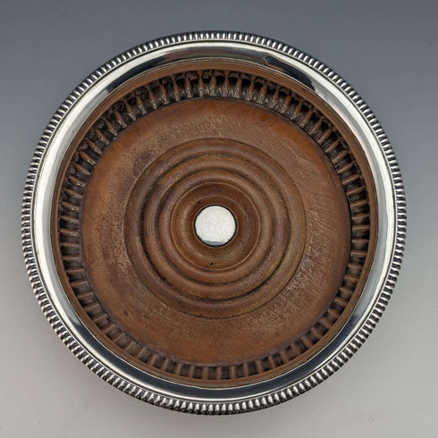 1808 British Antique Georgian Sterling Silver Bottle Coaster 255g JOHN ROBERTS