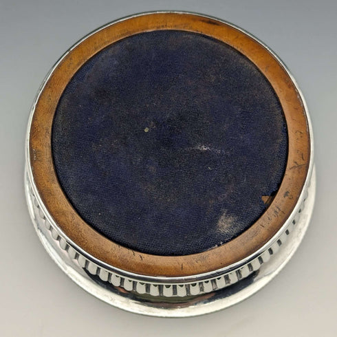 1808 British Antique Georgian Sterling Silver Bottle Coaster 255g JOHN ROBERTS