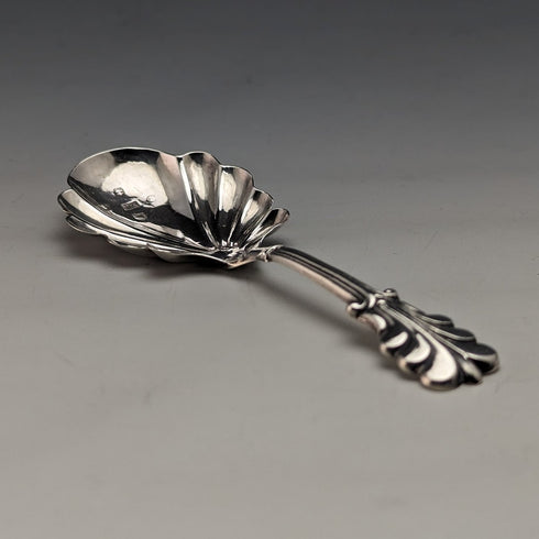 1845 British Antique Sterling Silver Tea Caddy Spoon FRANCIS CLARK