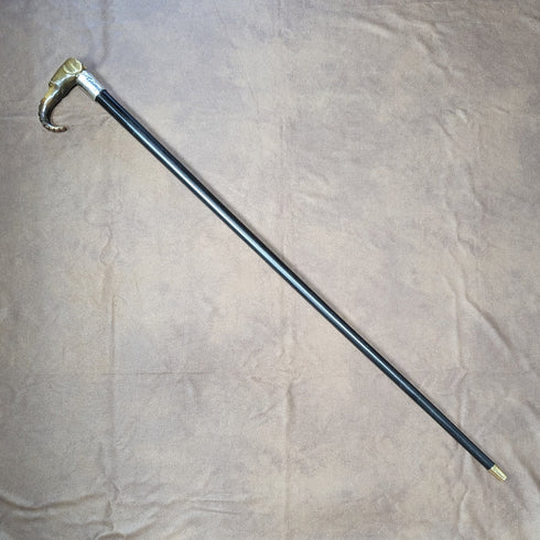 1896 年英國古董男士手杖角大象手柄 86 厘米