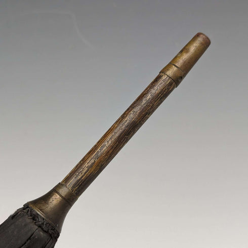 1905年 英国アンティーク 紳士用アンブレラ 純銀&べっ甲風樹脂ハンドル 86cm S.FOX&Co.
