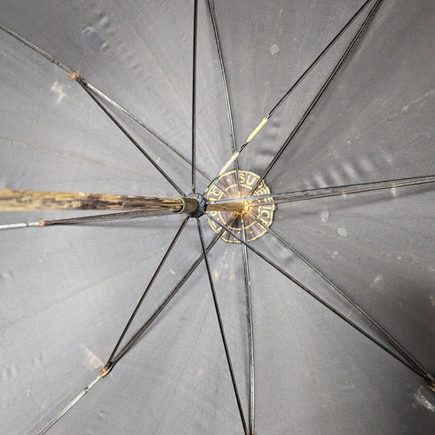 1905 年英國古董男士雨傘純銀和玳瑁樹脂手柄 86 厘米 S.FOX&Co.