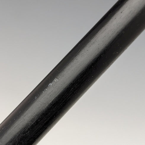 1901 年英國古董手杖純銀裝飾喇叭 L 形手柄 81 厘米