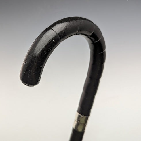 1915 年英國古董男士手杖純銀裝飾彎柄 87 厘米