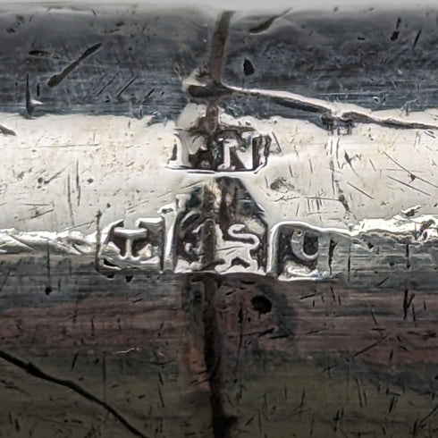 1915 年英國古董男士手杖純銀裝飾彎柄 87 厘米