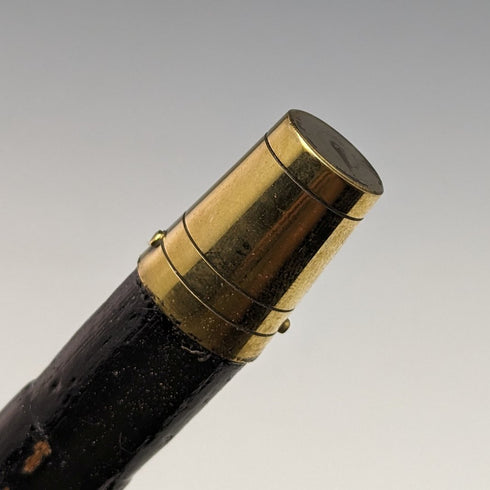 1915 年英國古董男士手杖純銀裝飾彎柄 87 厘米