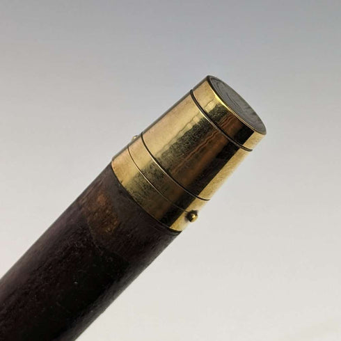 1893 British Antique Men's Cane Horn Griffin Handle 85cm