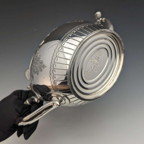 1900年頃 英国アンティーク シルバープレート製ティーポット Philip Ashberry & Sons