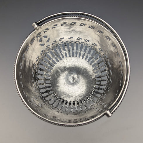 1782 年英國古董格魯吉亞純銀糖籃 190 克 Robert Hennel