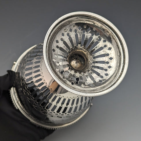 1782 年英國古董格魯吉亞純銀糖籃 190 克 Robert Hennel