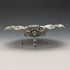 1901 British Antique Sterling Silver Stem Dish 182g William Davenport