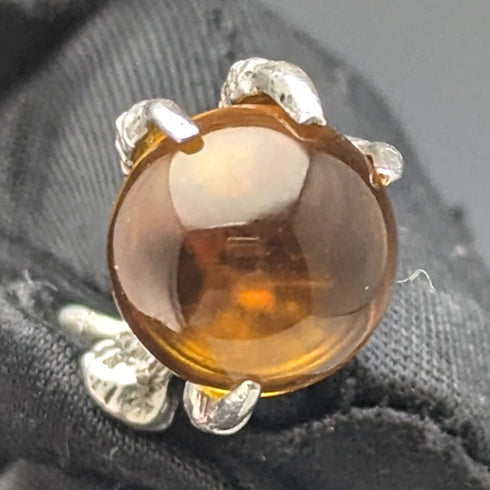 約 1925 年英國古董純銀阿爾伯特鏈 25 克爪子和碗扣