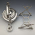 Circa 1900 British Antique Silver Plated Kettle & Burner Stand Set Walker & Hall