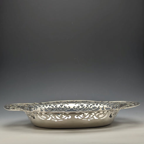 1912年 英国アンティーク 純銀製 ディッシュバスケット 470g Fenton Brothers