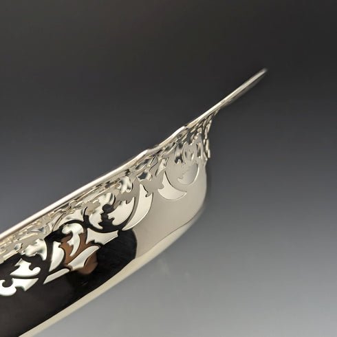 1912年 英国アンティーク 純銀製 ディッシュバスケット 470g Fenton Brothers