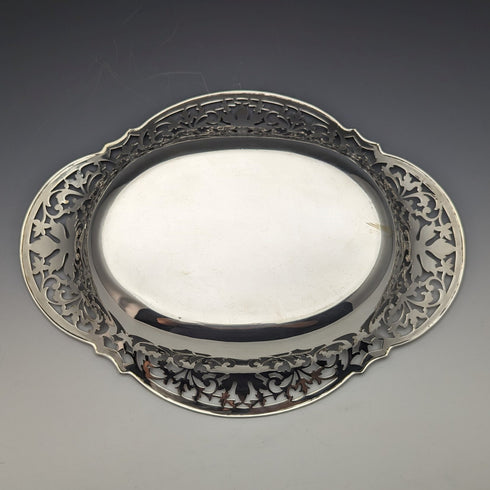 1912年 英国アンティーク 純銀製 ディッシュバスケット 470g Fenton Brothers