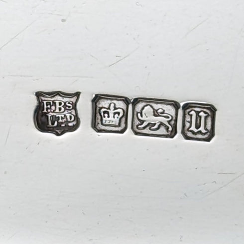 1912年 英国アンティーク 純銀製 ディッシュバスケット 470g Fenton Brothers