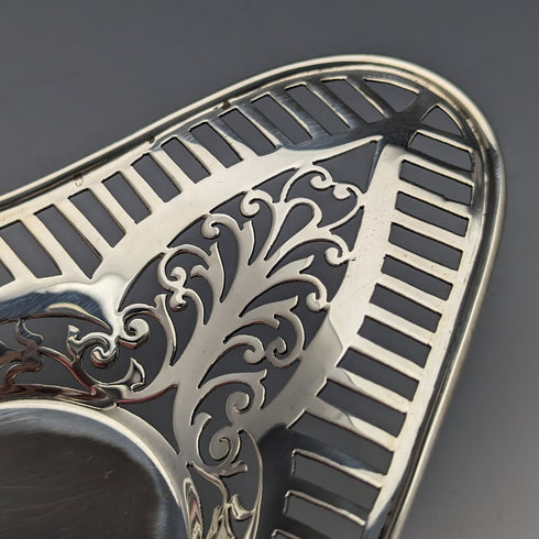 1896 年英國古董純銀墨水瓶和碟子套裝 Sibray,霍爾