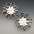 1933 British Vintage Sterling Silver Compote/Tazza Pair Total 335g Viners