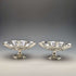 1933 British Vintage Sterling Silver Compote/Tazza Pair Total 335g Viners