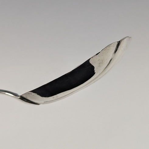 1857 British Antique Sterling Silver Tea Caddy Spoon Hilliard & Thomason