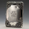 1900 British Antique Sterling Silver Double Door Card Case Walker & Hall