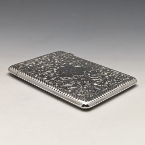 1887 年英國古董純銀卡包 76 克 George Unite