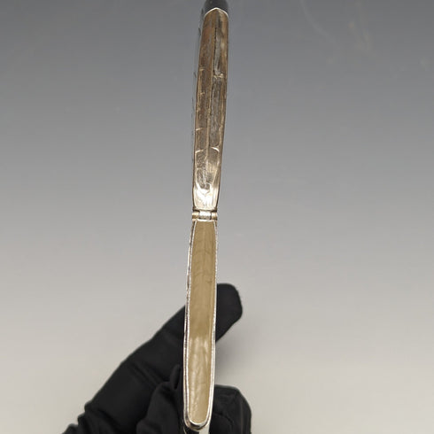 2001年 英国ヴィンテージ 純銀製 クロコダイル柄 カードケース 62g Carr's of Sheffield